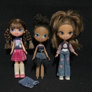 Bratz Kidz Horseback Dana Sasha & Yasmin Dolls with Clothes